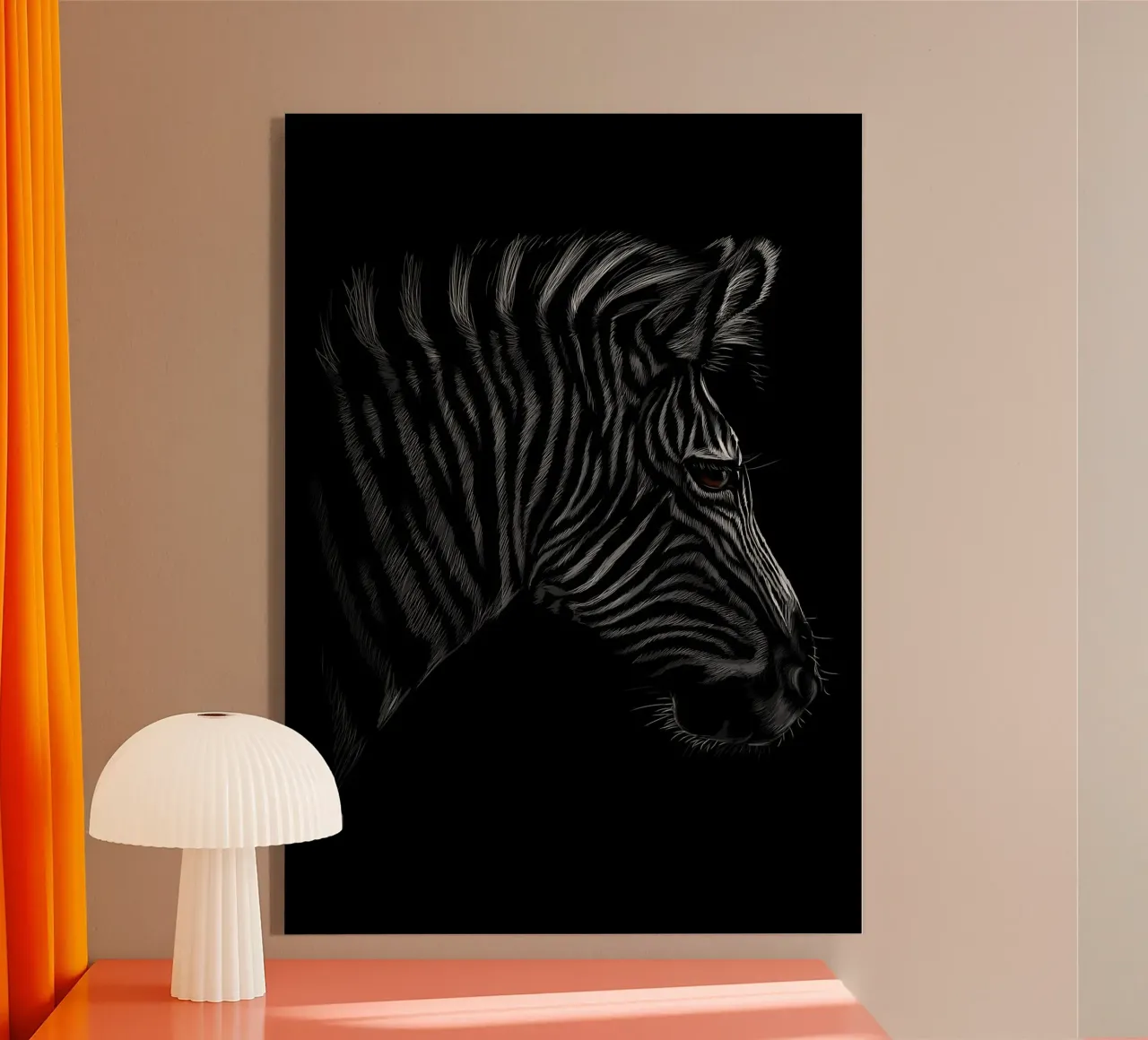 Zebra plexiglass da Delaplane