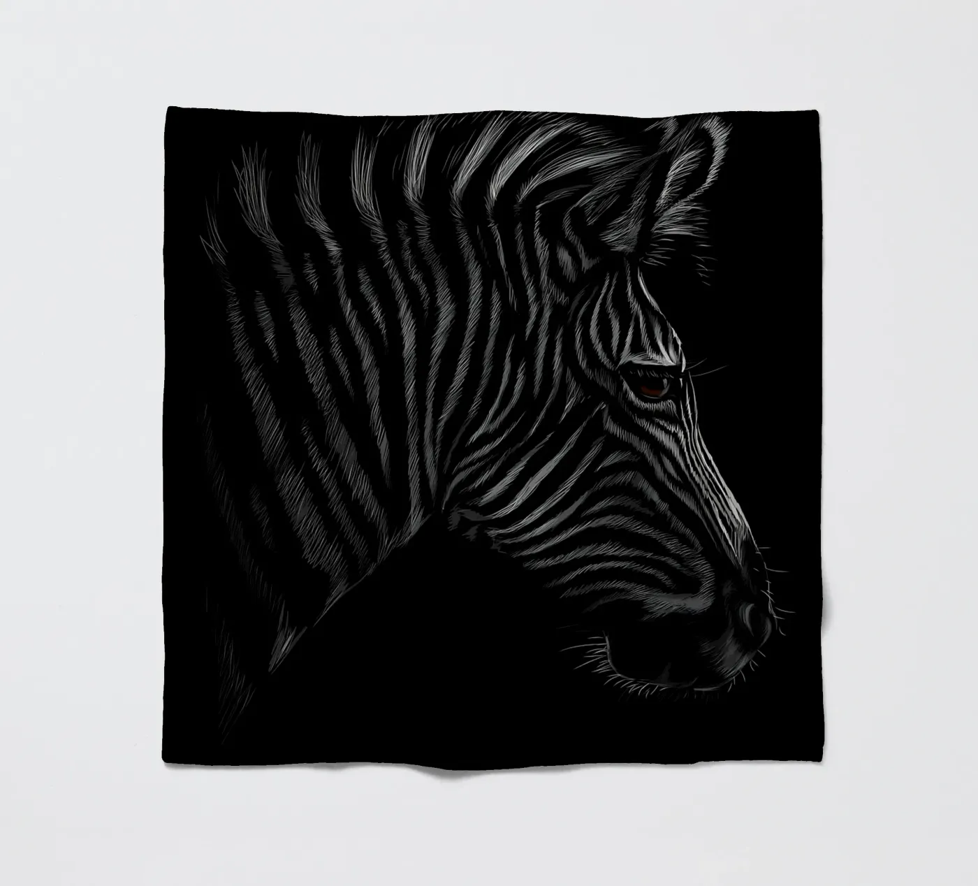 Zebra Fleecedecke von Delaplane