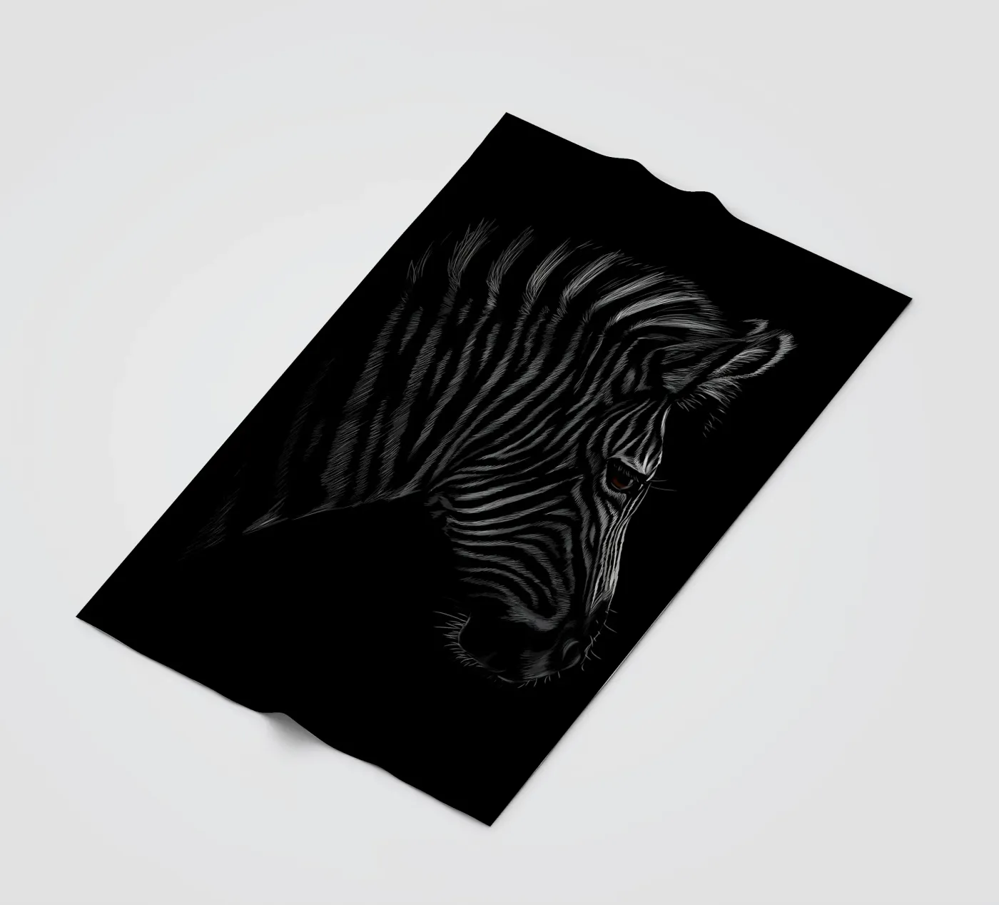 Zebra Fleecedecke von Delaplane