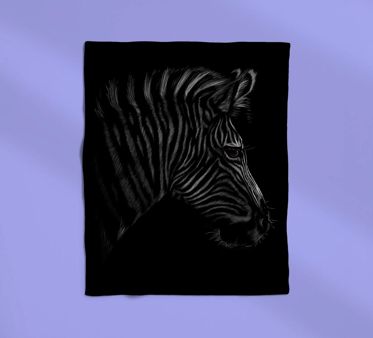 Zebra coperta in pile da Delaplane