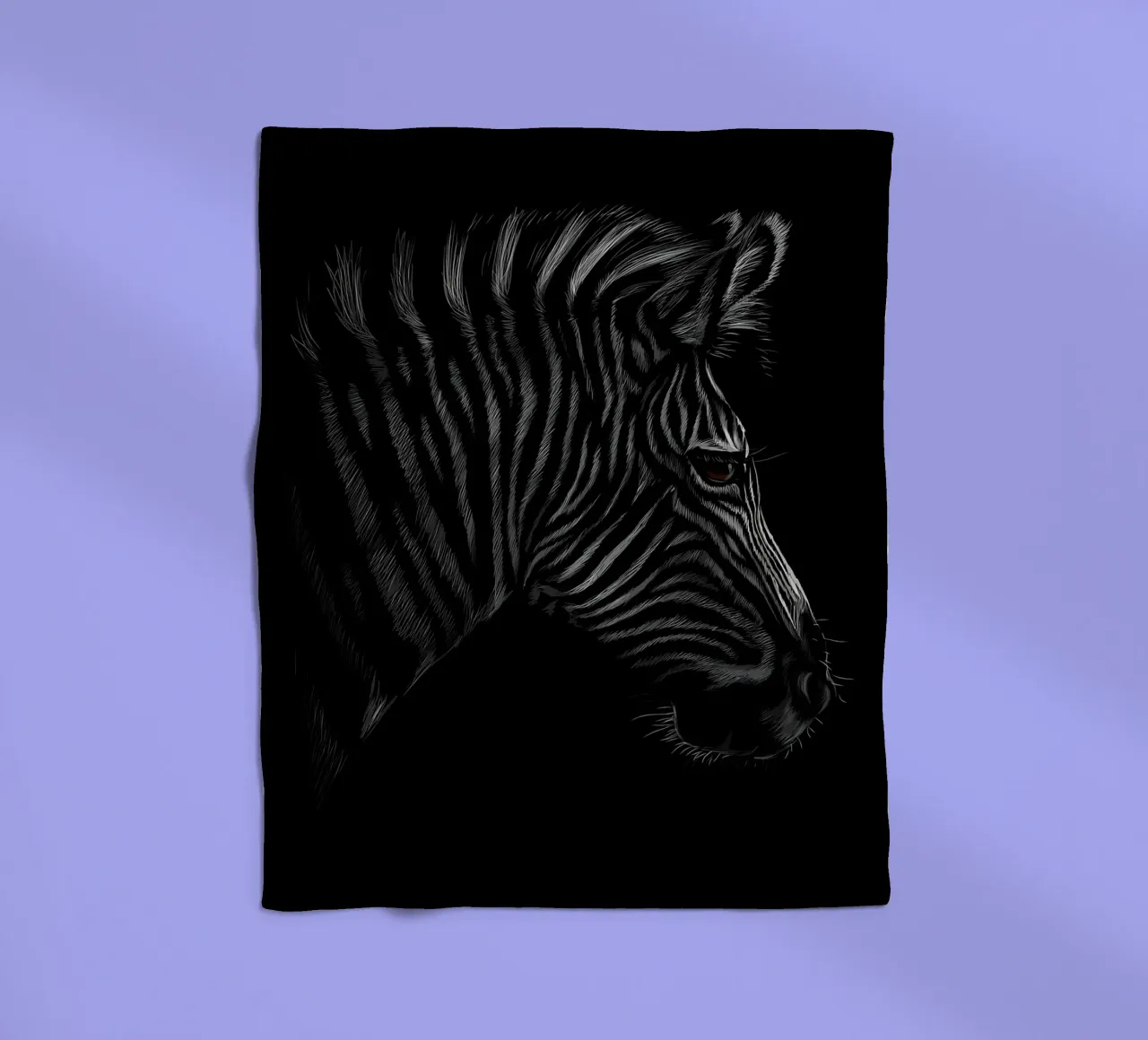 Zebra coperta in pile da Delaplane