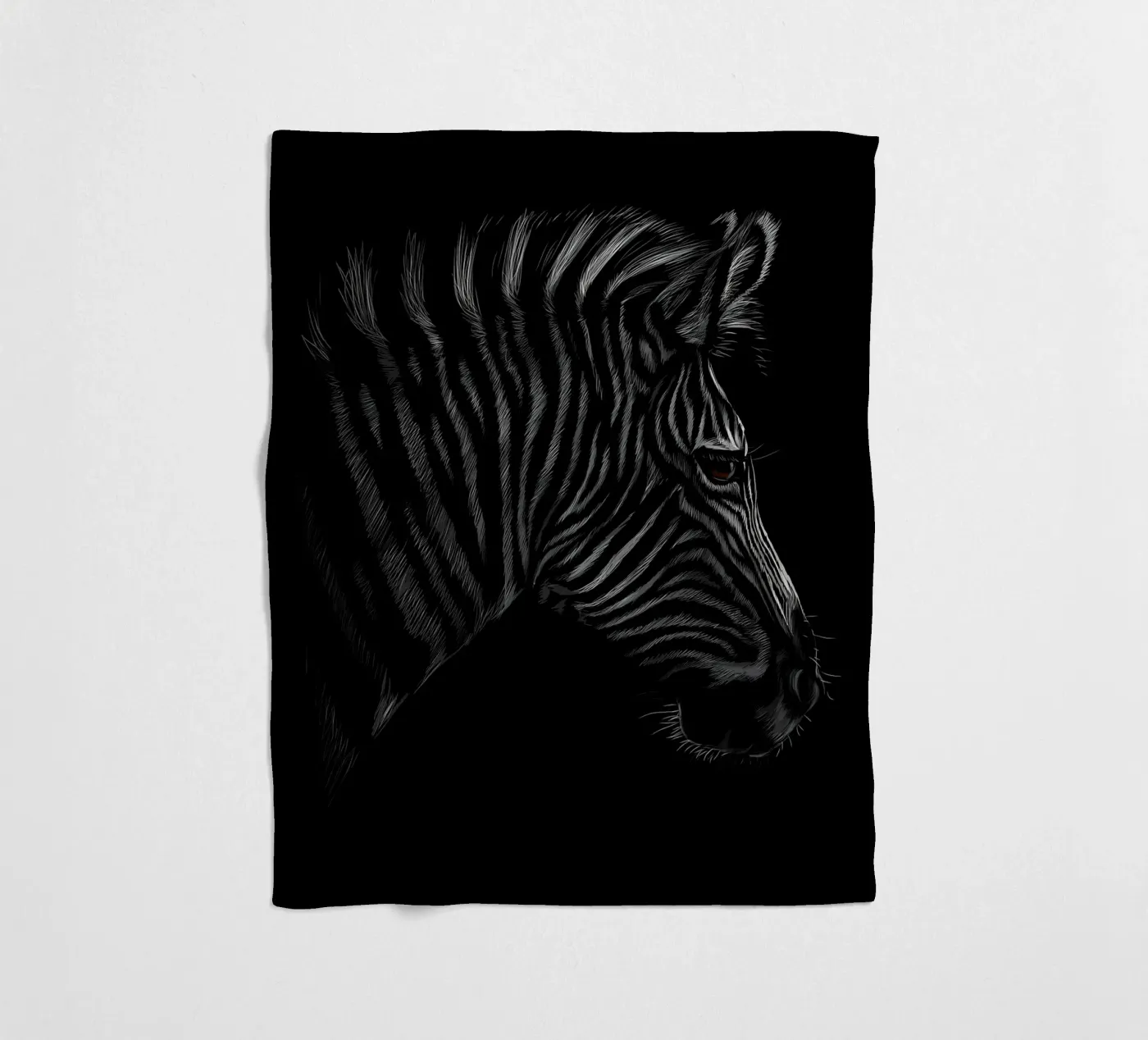 Zebra Fleecedecke von Delaplane