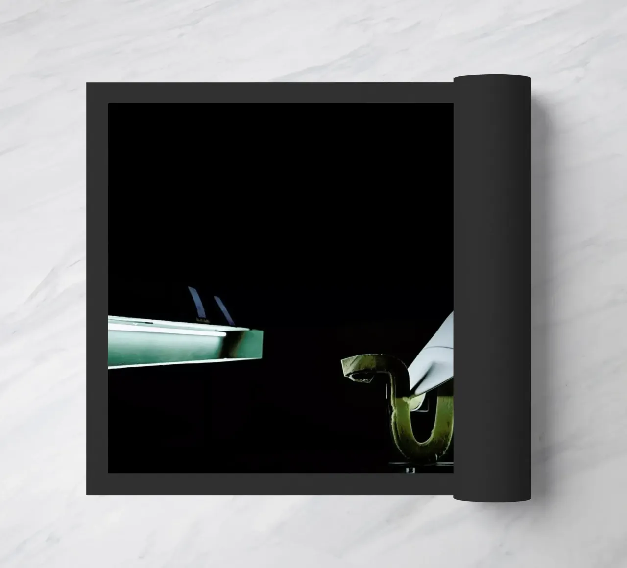 Handshaped doormat by Chris Abatzis