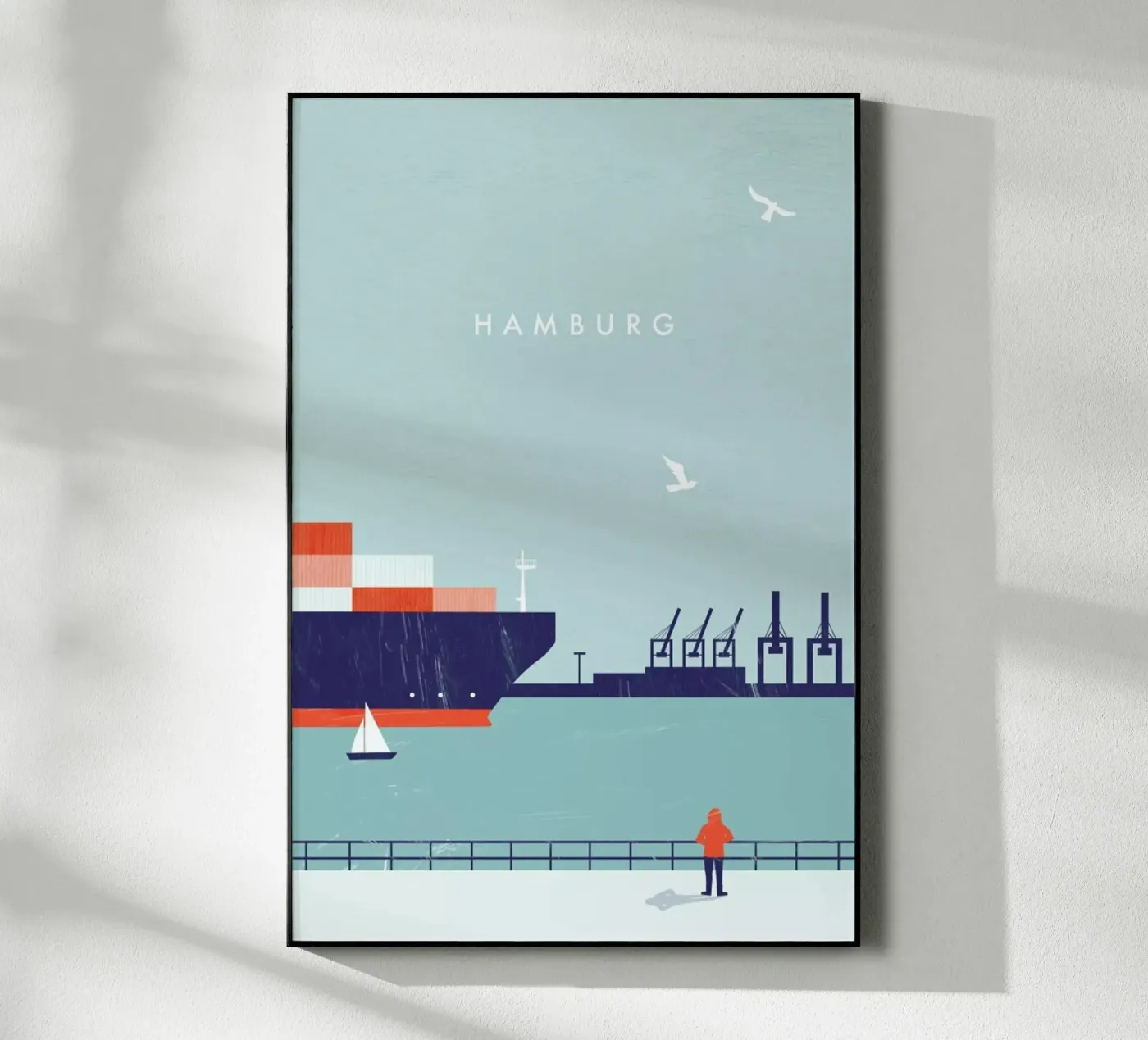 Hamburg Acryl-Glas von Katinka Reinke