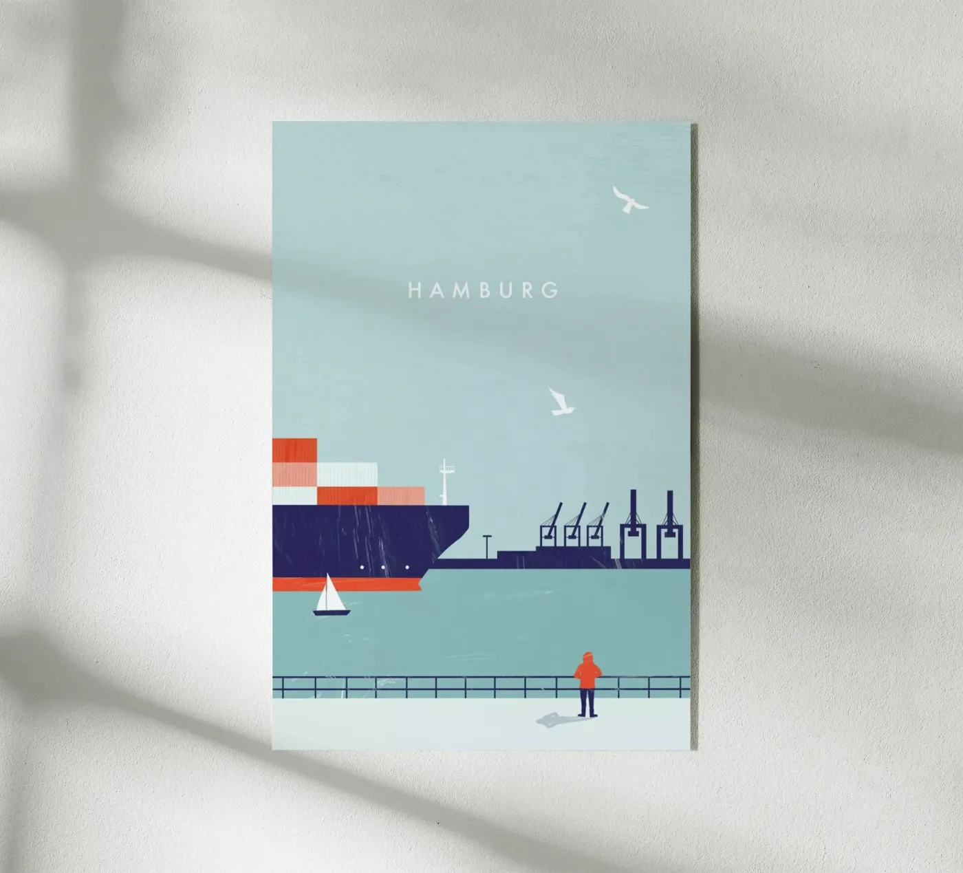 Hamburg Acryl-Glas von Katinka Reinke