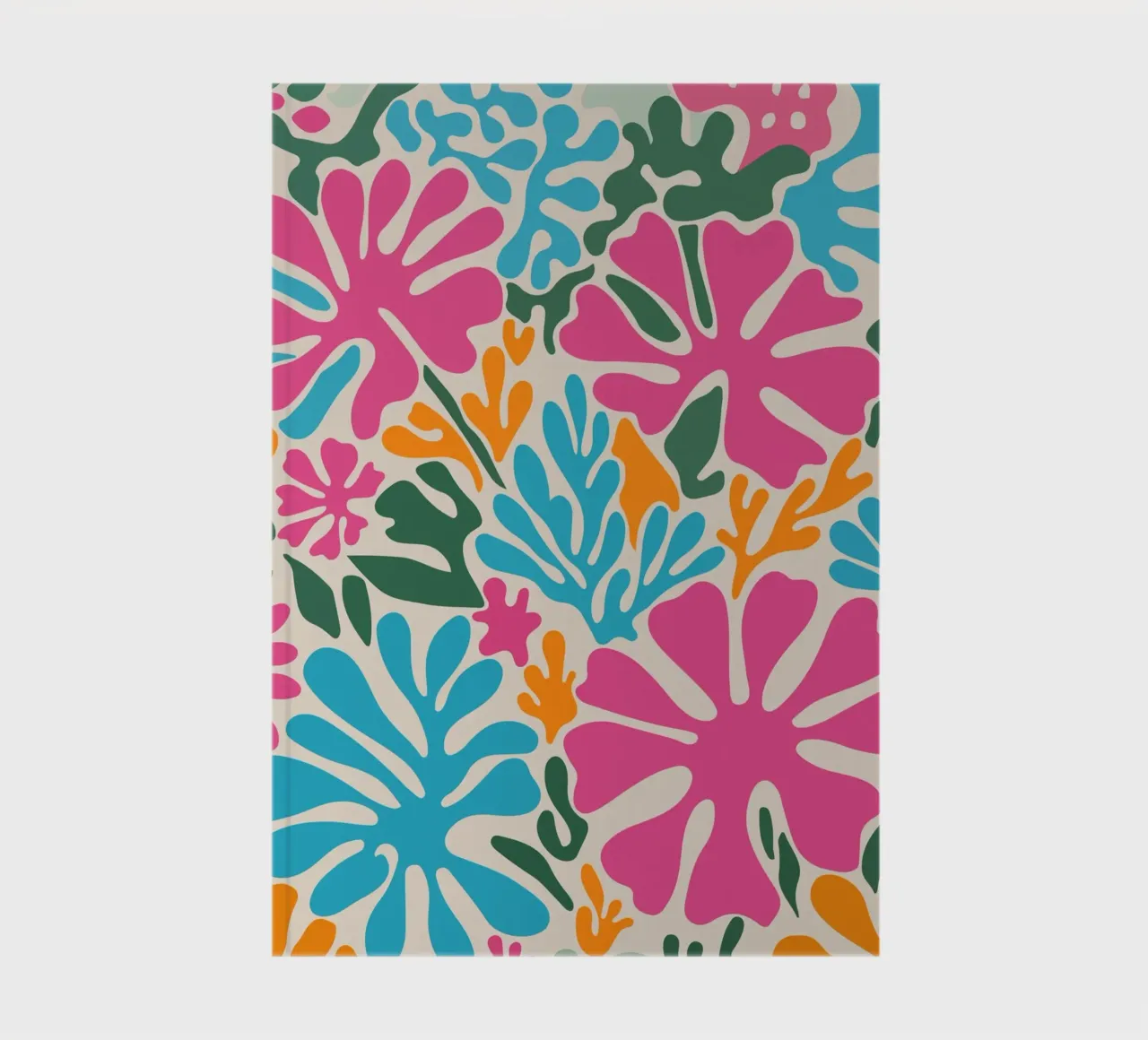 Abstrakte Florale Korallen notebook by pierosvisuals