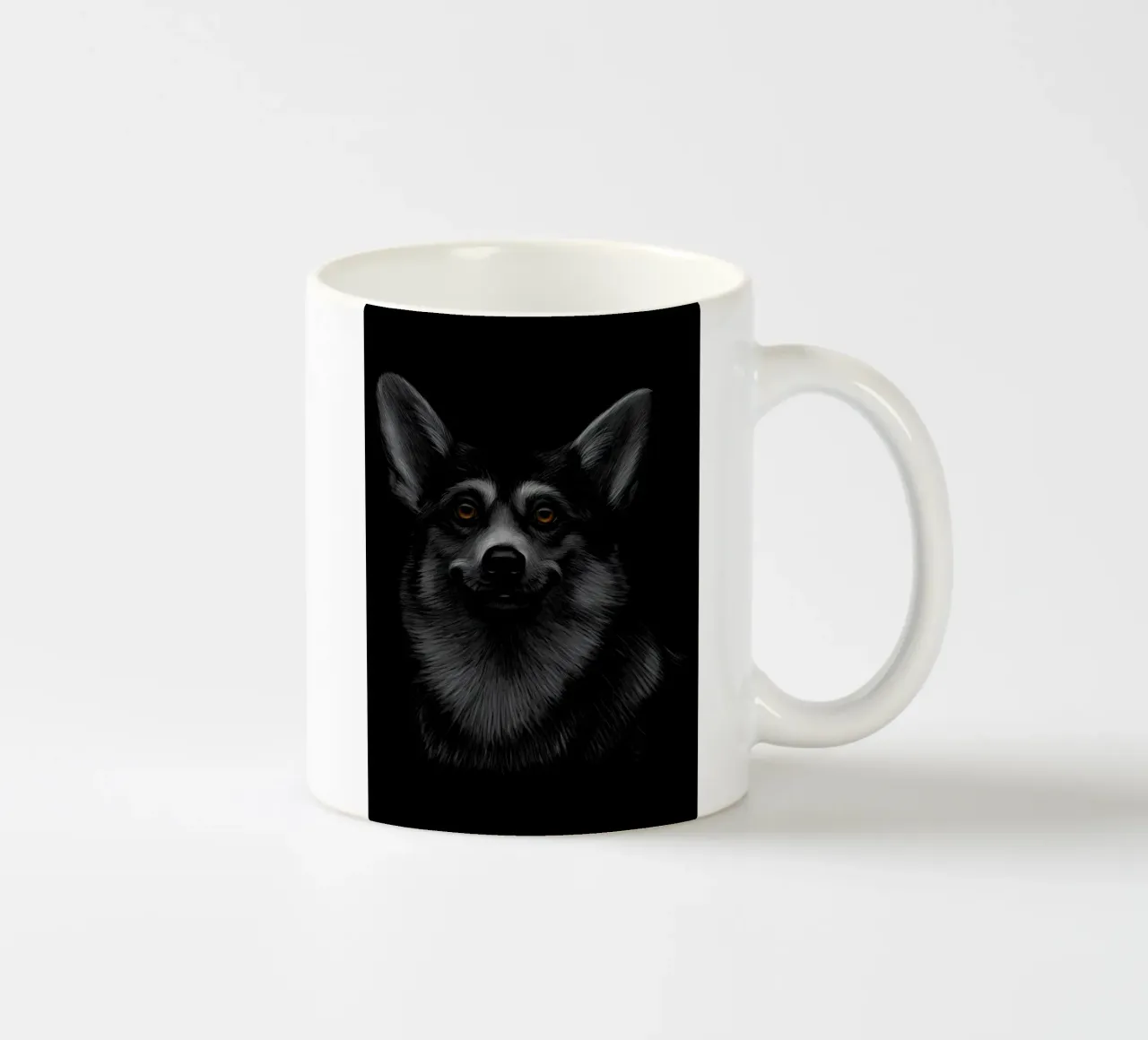 Welsh Corgi ceramic mug by Delaplane