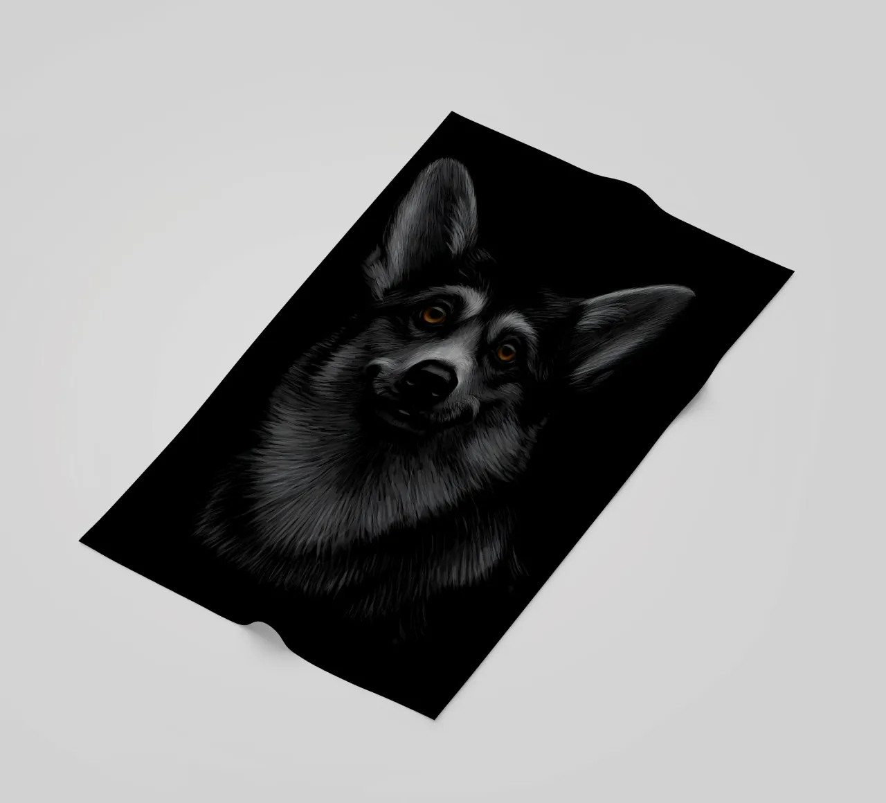 Welsh Corgi beach towel by Delaplane