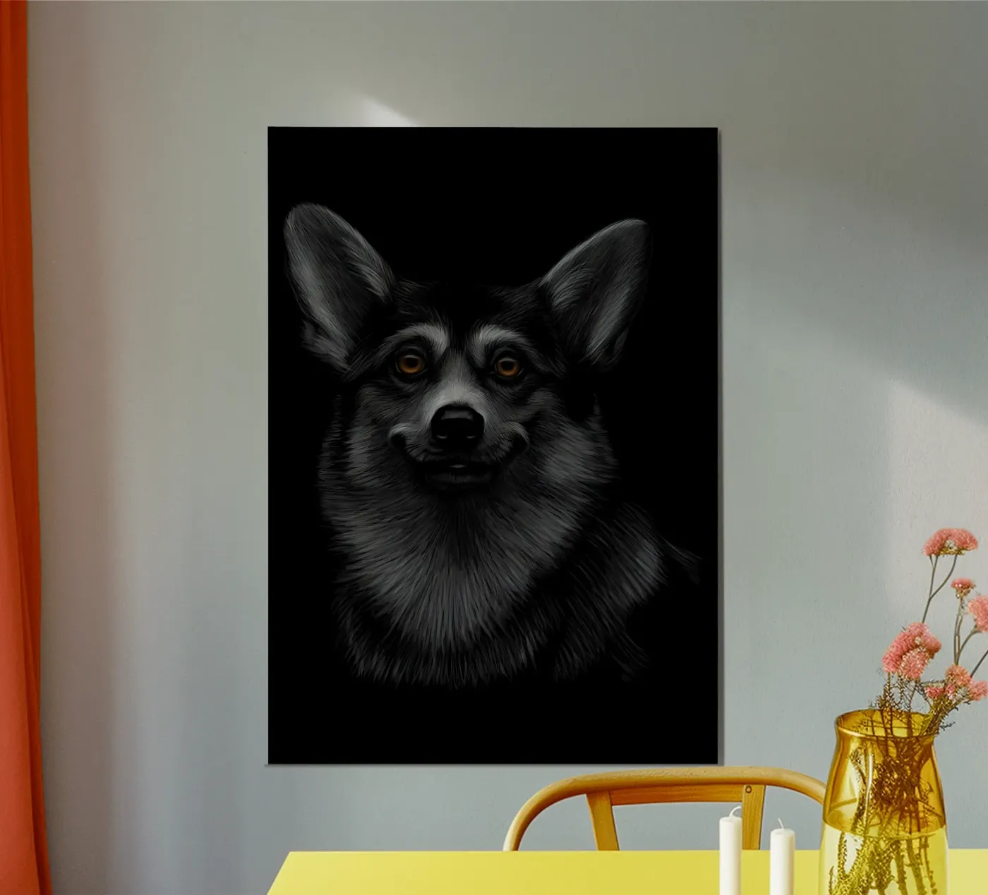 Welsh Corgi poster da Delaplane