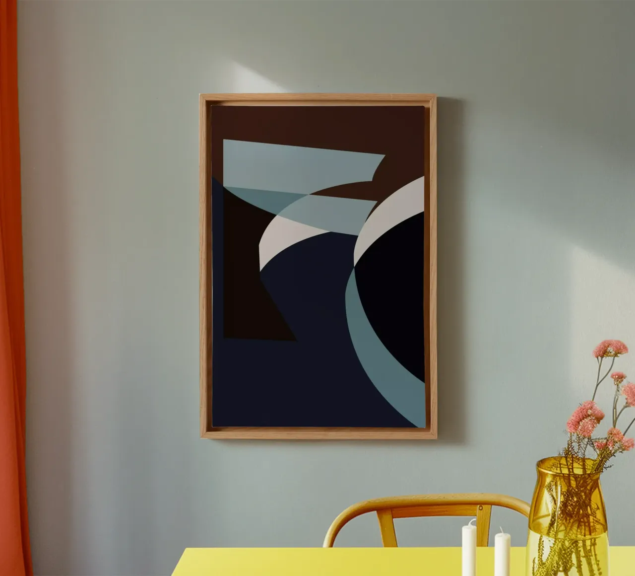 Bloom 2 tela con Cornice a cassetta da Jonathan Lawes