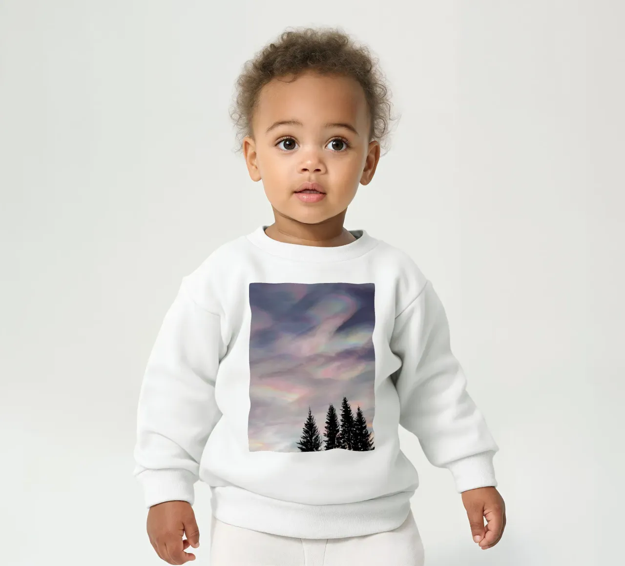 Mother of Pearl Clouds felpa neonato da Framative