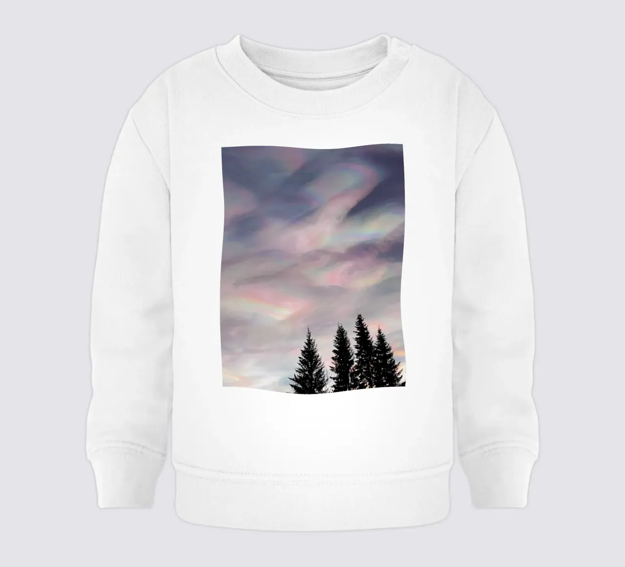 Mother of Pearl Clouds felpa neonato da Framative