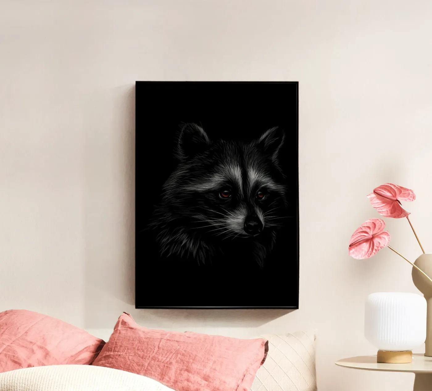 Raccoon Acryl-Glas von Delaplane