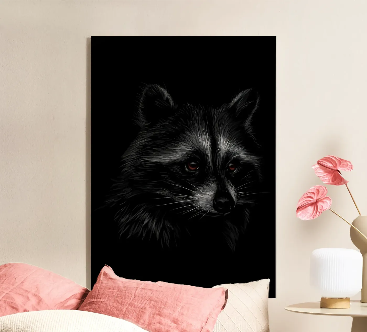 Raccoon Acryl-Glas von Delaplane