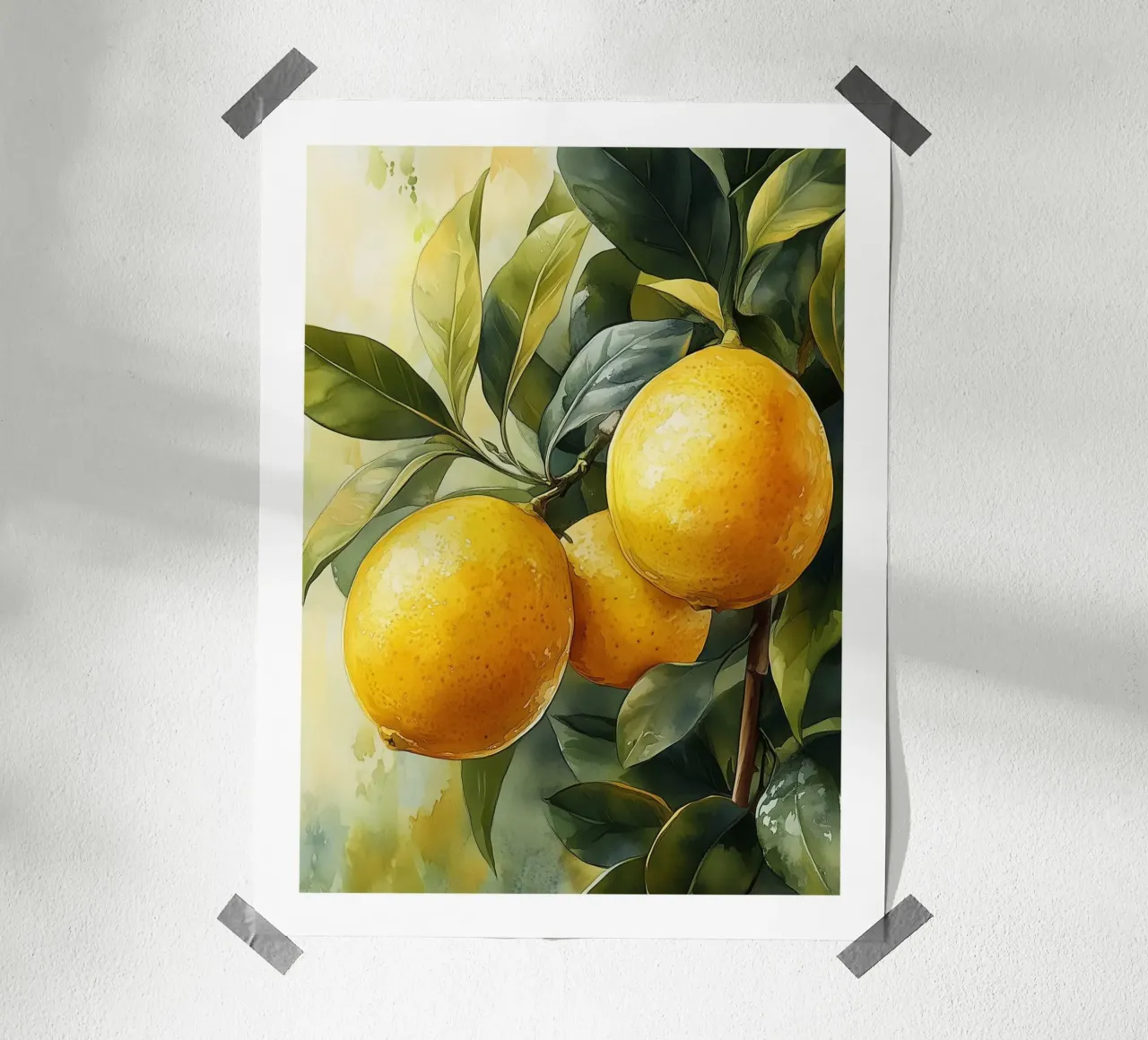 Limoni su ramo carta hahnemühle da Spice & Style