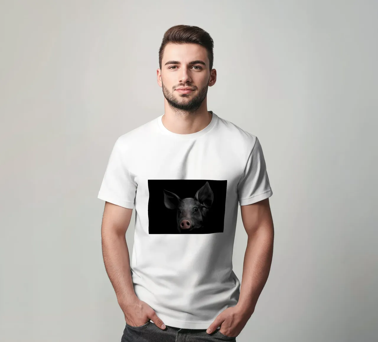 Pig t-shirt by Delaplane
