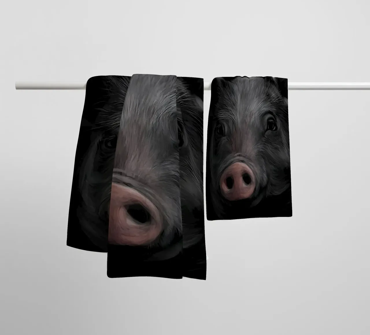 Pig towel by Delaplane