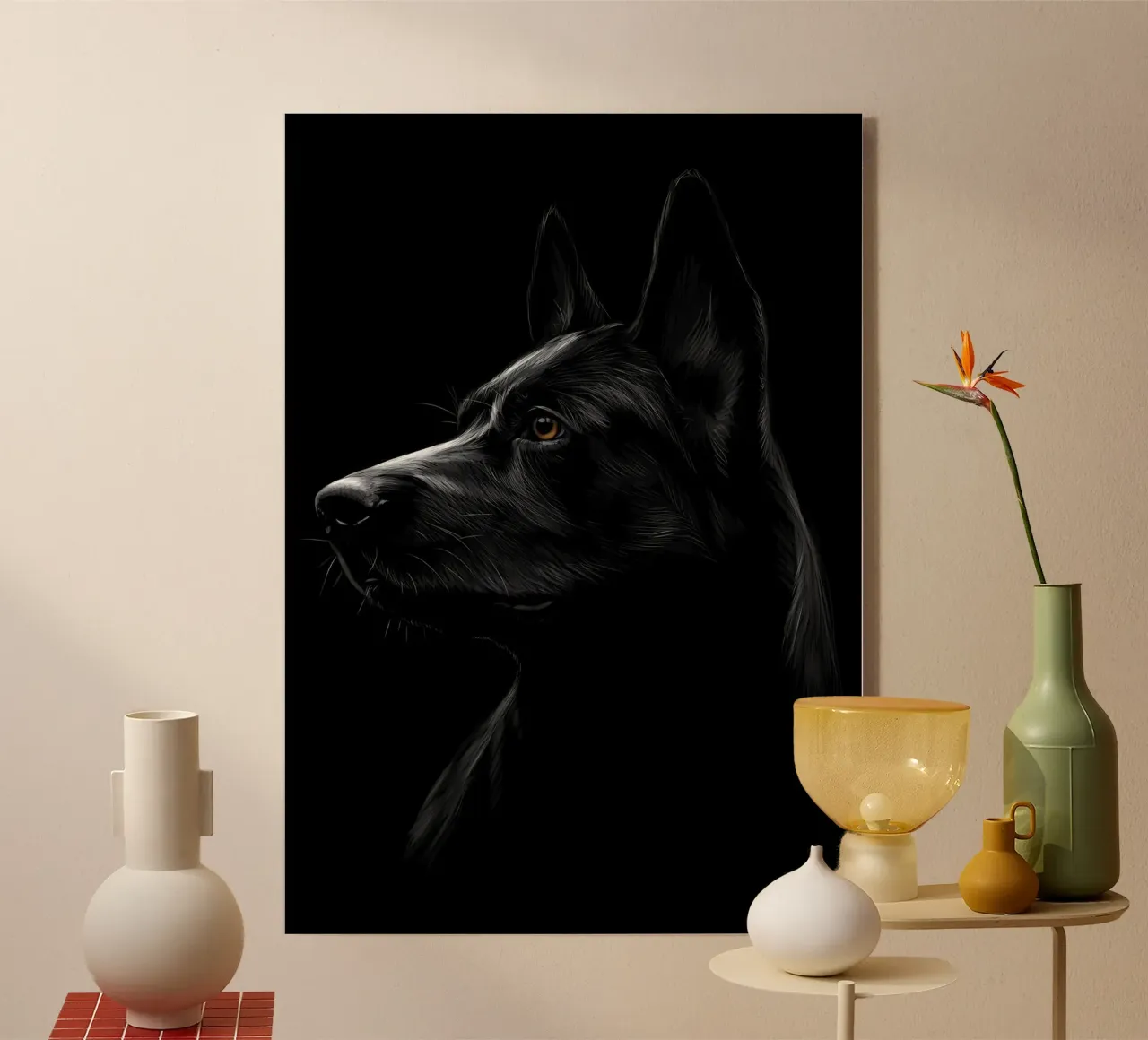 Shepherd Dog plexiglass da Delaplane