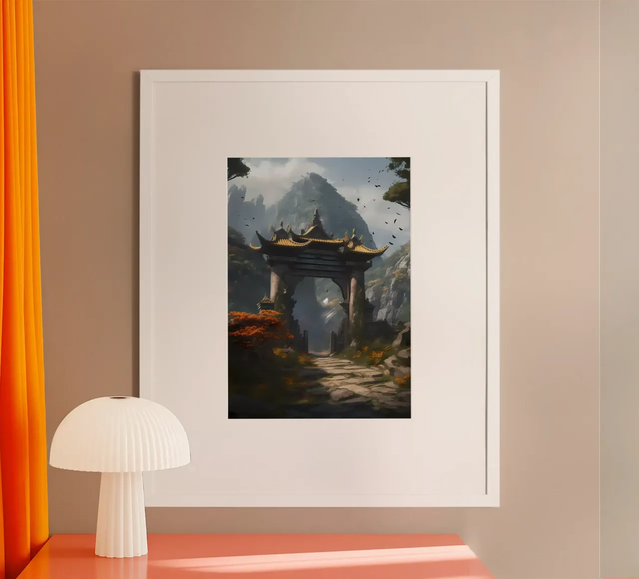 Giappone Porta Torii carta hahnemühle da Mikesell
