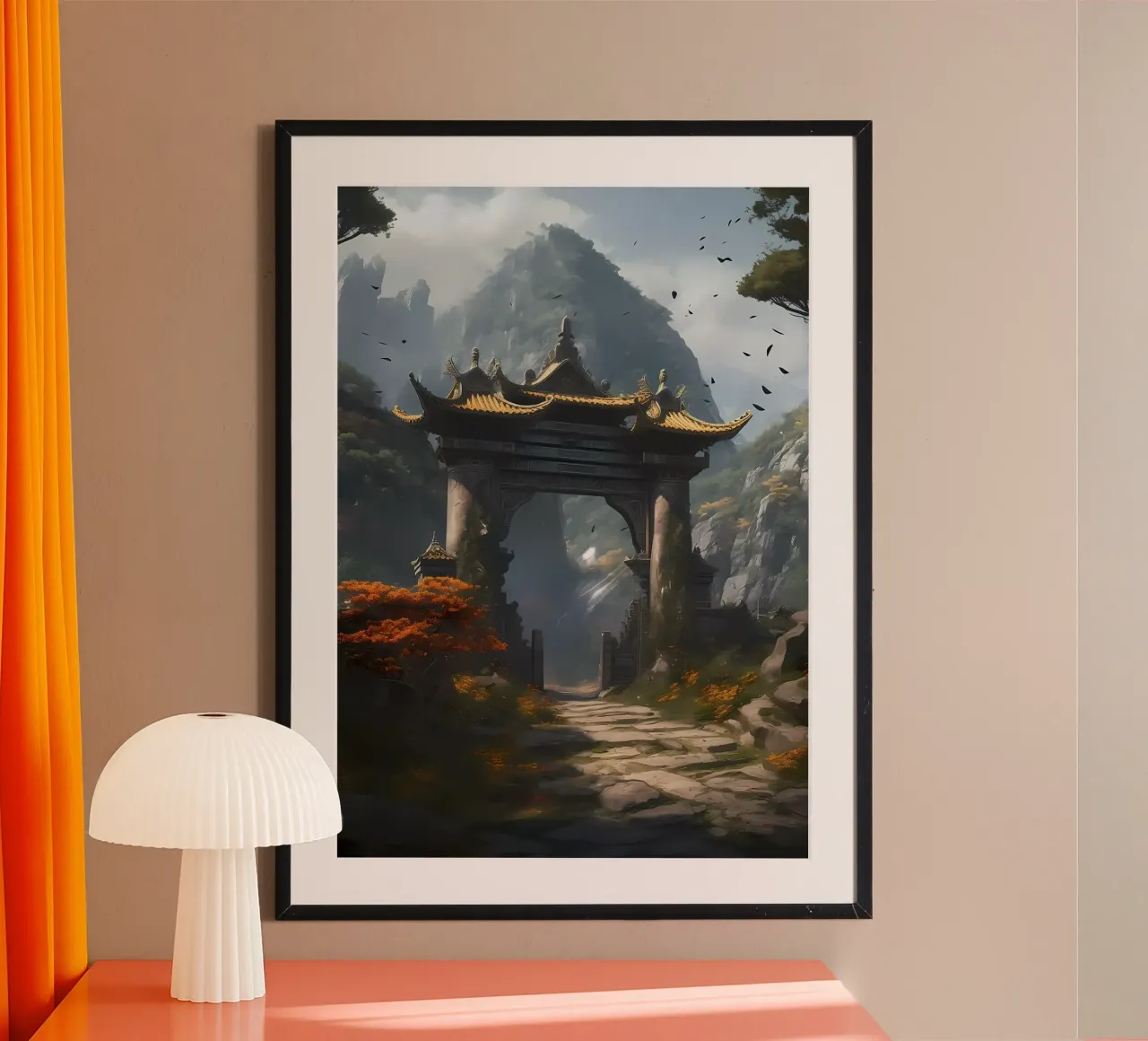 Giappone Porta Torii carta hahnemühle da Mikesell