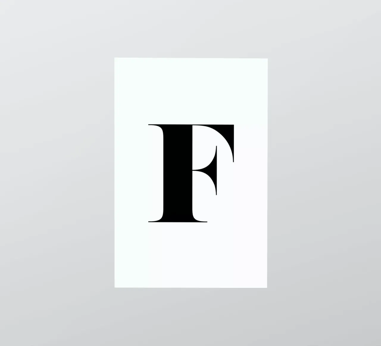 F sticker by Mottos by Sinan Saydik