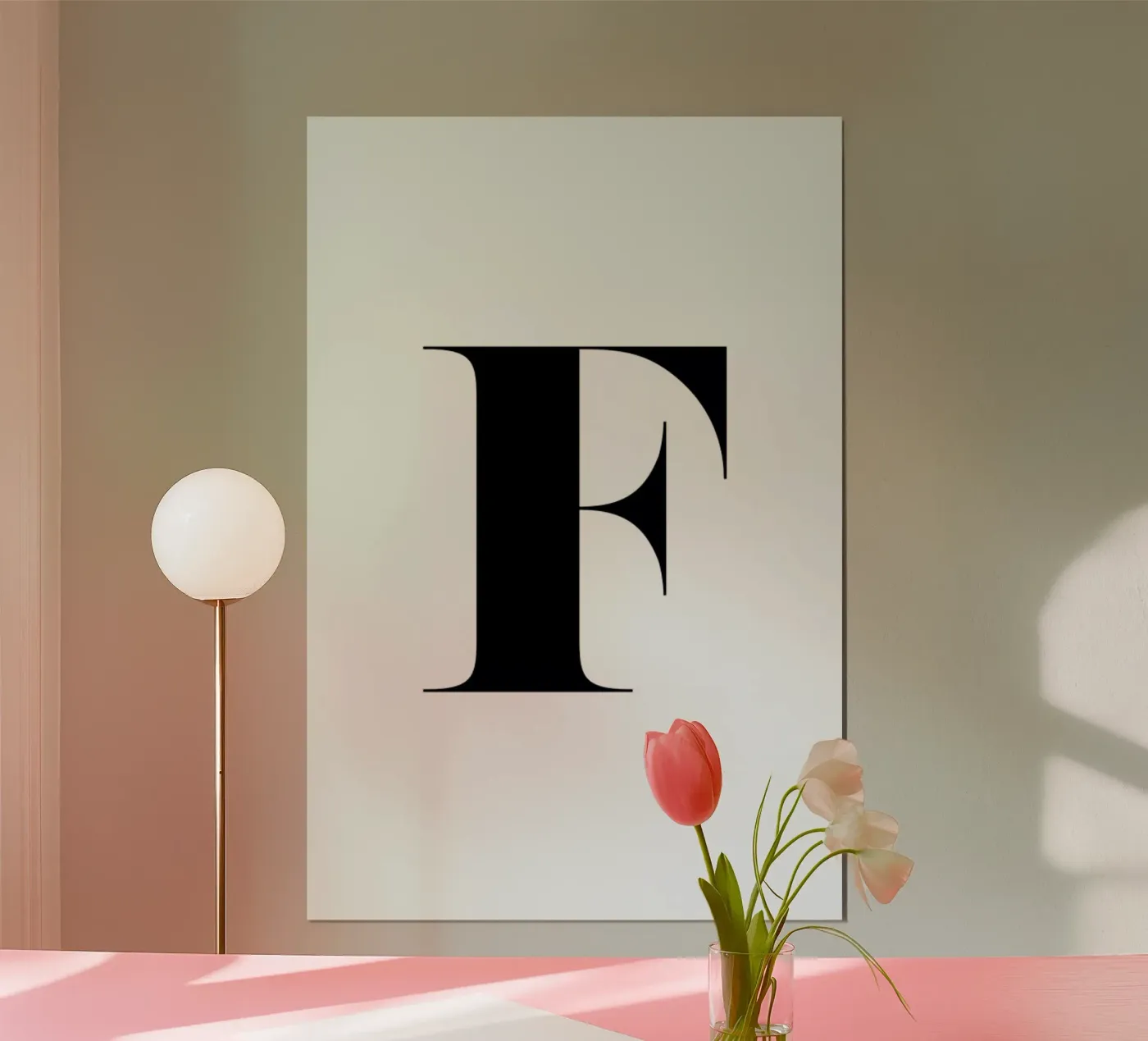 F poster by Mottos by Sinan Saydik