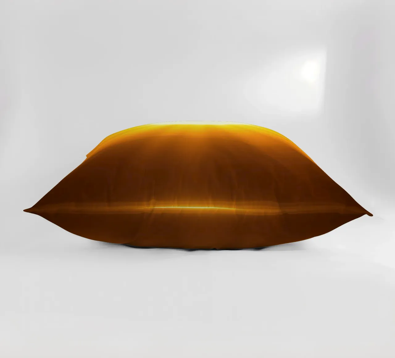 Bright sun against calm waters creating a stunning abstract decorative cushion by DesignDoodle