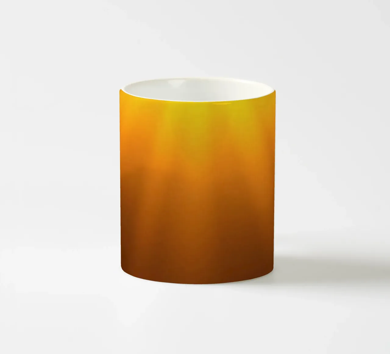Bright sun against calm waters creating a stunning abstract ceramic mug by DesignDoodle