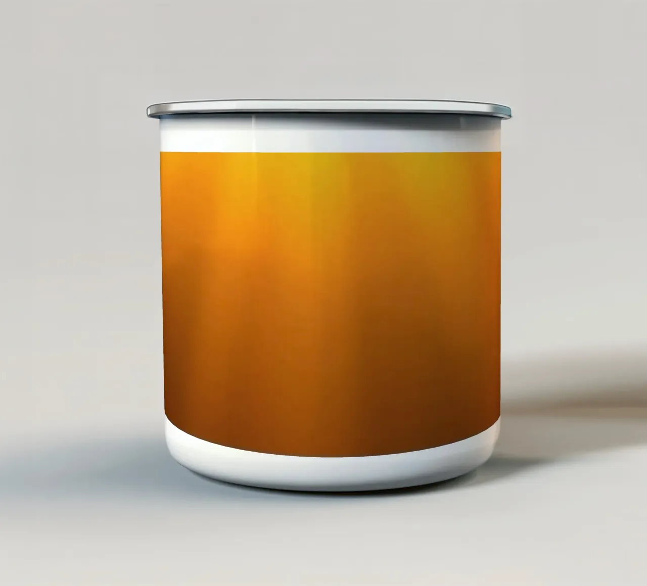 Bright sun against calm waters creating a stunning abstract enamel mug by DesignDoodle