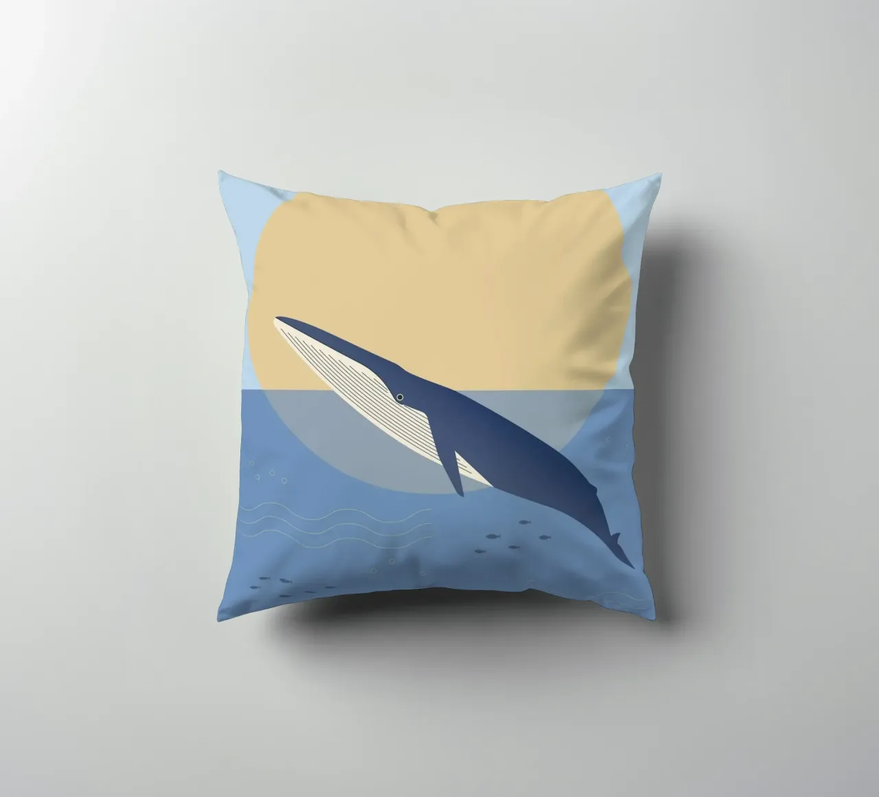 Blauwal cuscino da Carolin Vonhoff