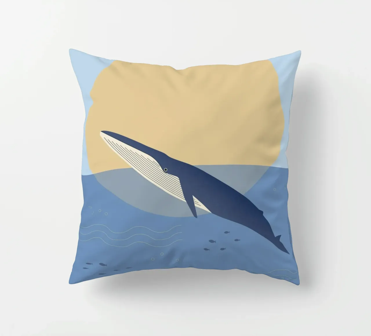 Blauwal cuscino da Carolin Vonhoff