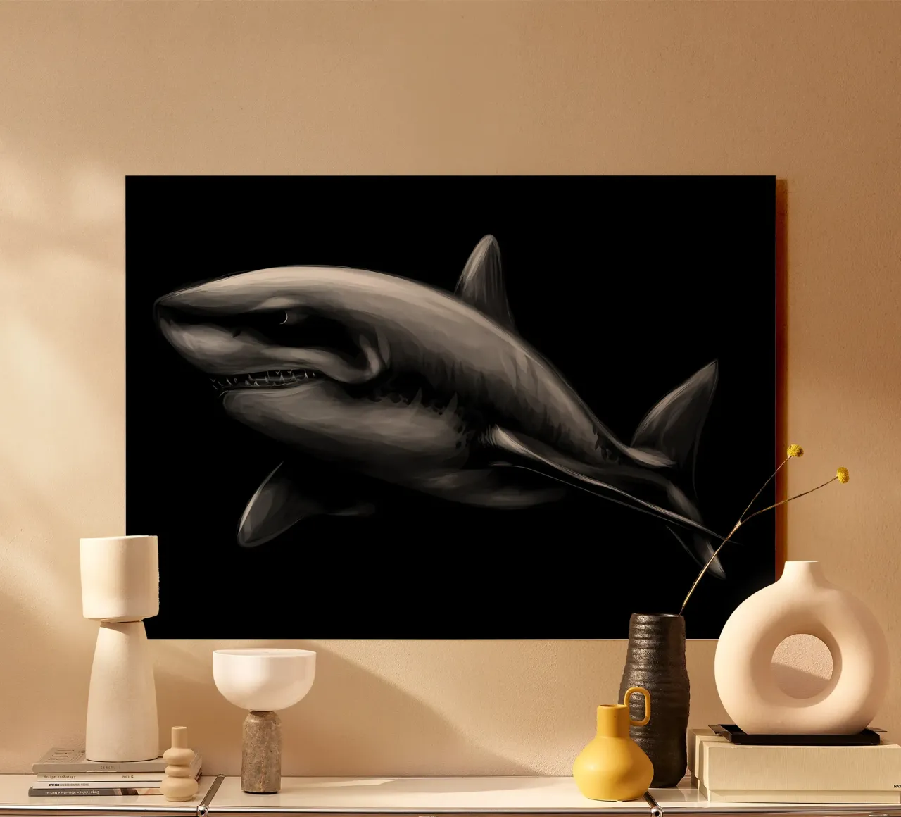 Squalo plexiglass da Delaplane