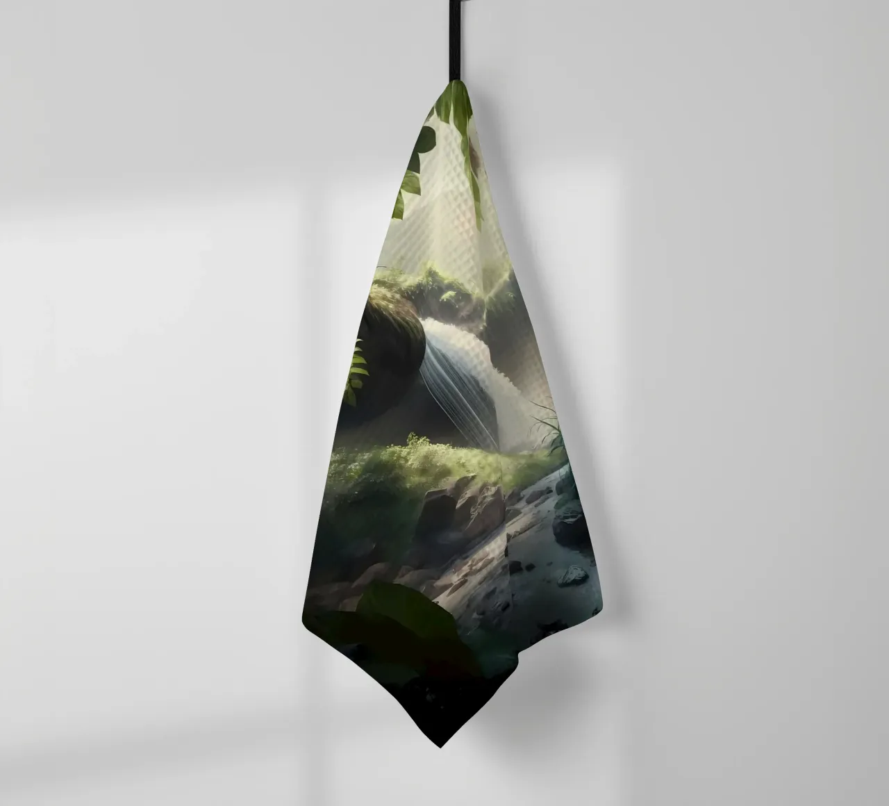 Chute d'eau dans la forêt torchon de Mikesell
