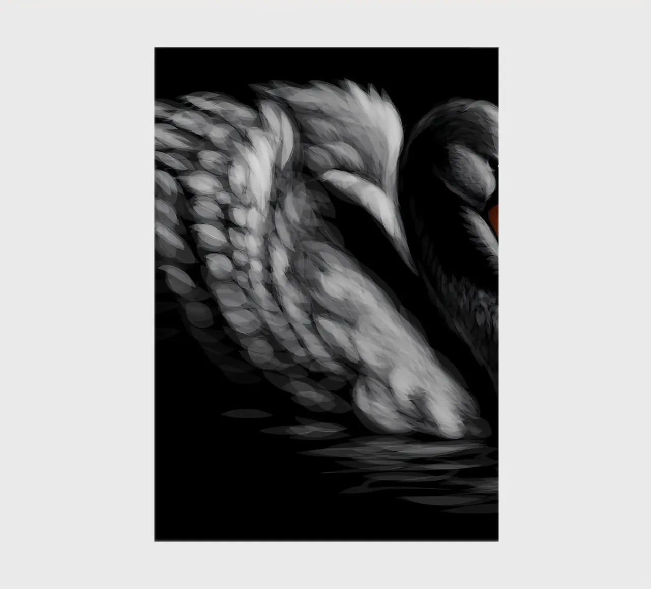 Swan notebook by Delaplane
