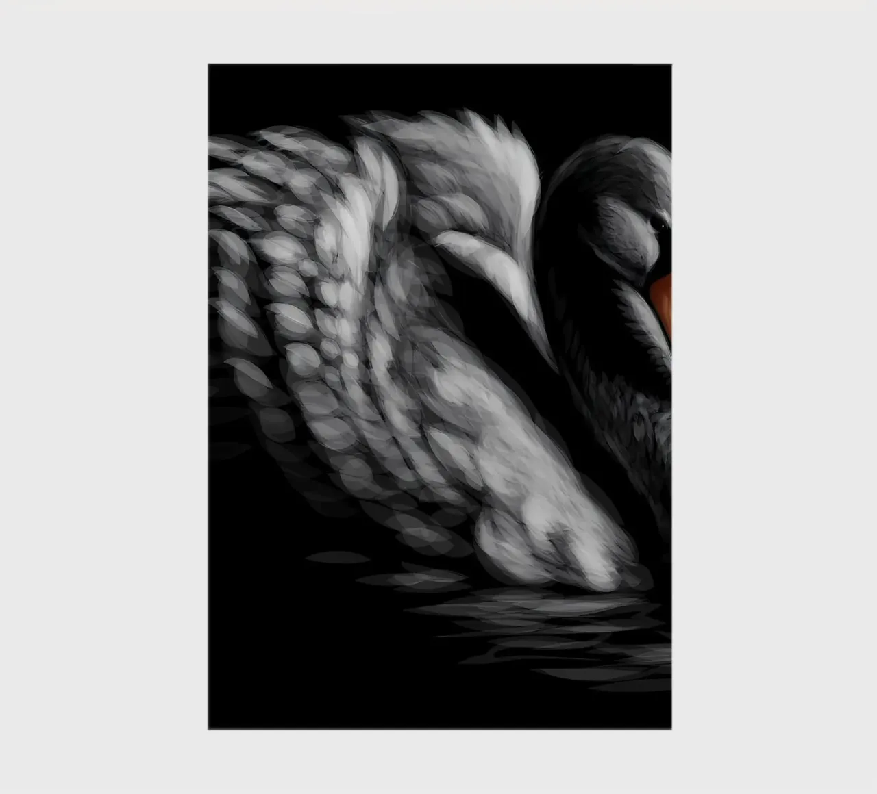 Swan notebook by Delaplane