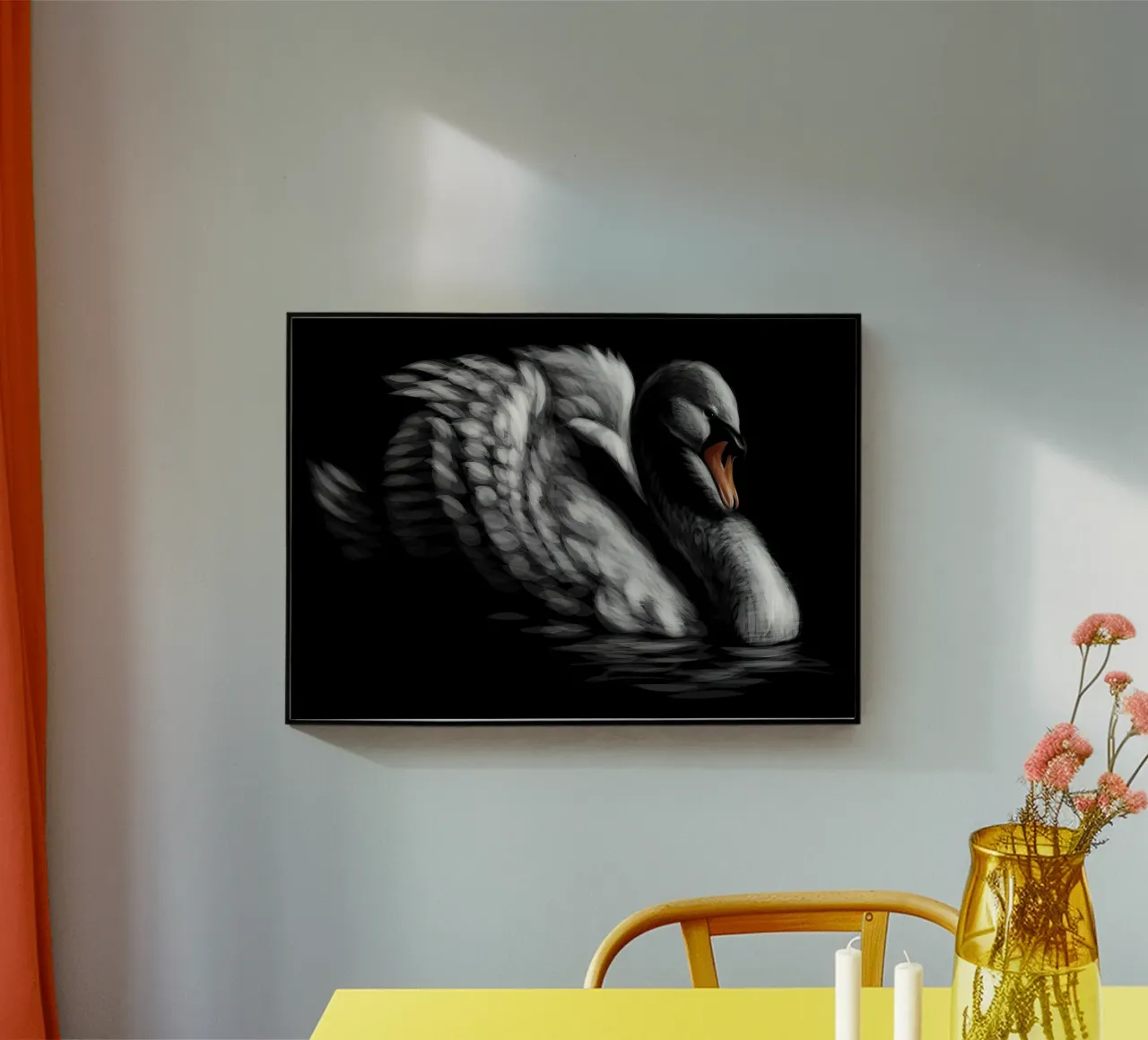 Cigno plexiglass da Delaplane