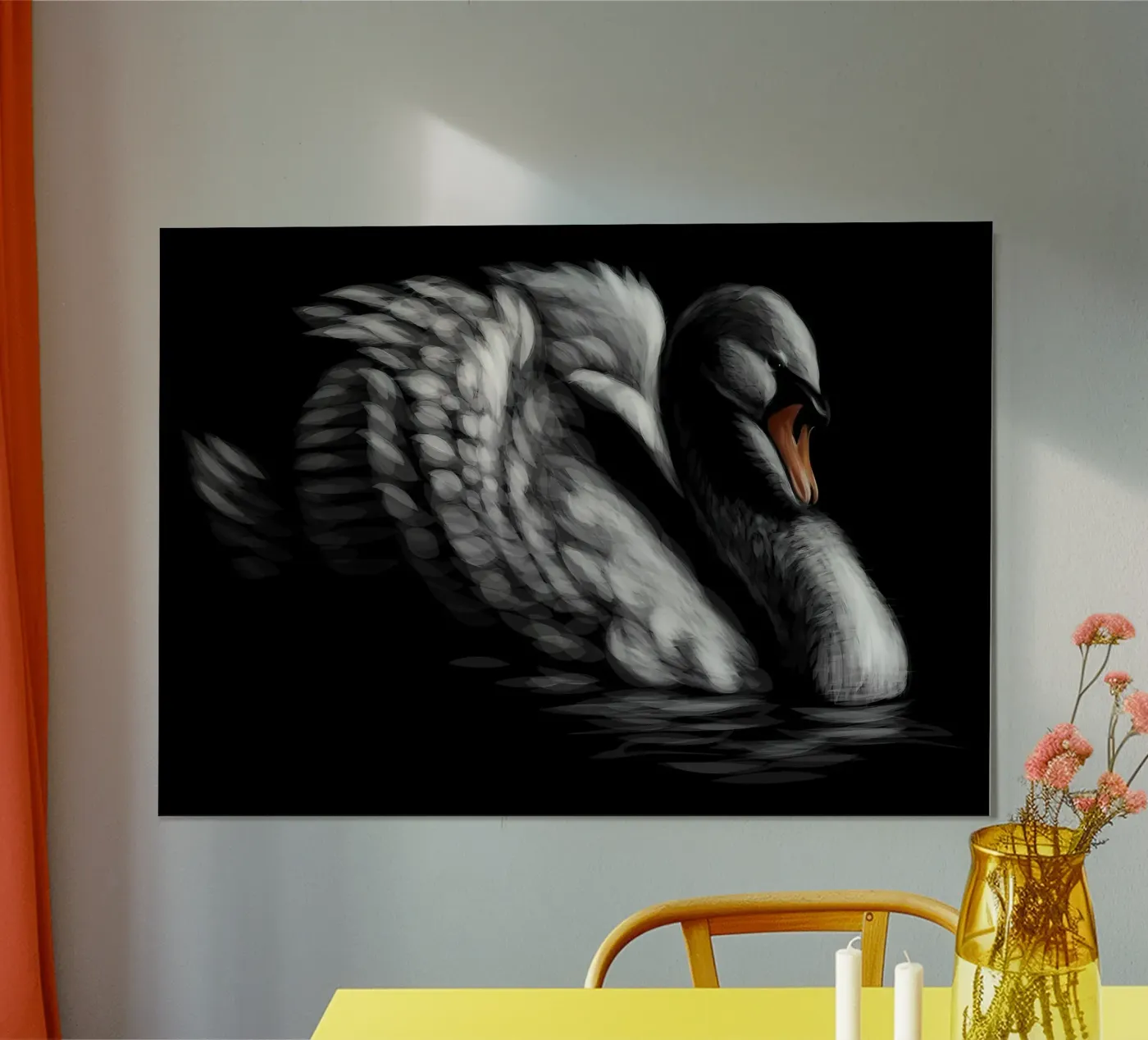 Cigno poster da Delaplane