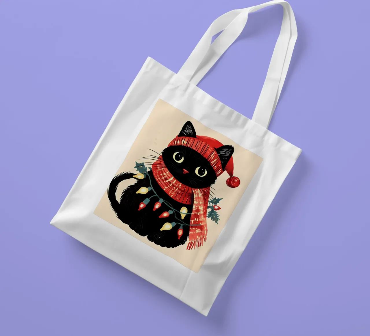 Poster minimalista 141 borsa in juta da Kadynce