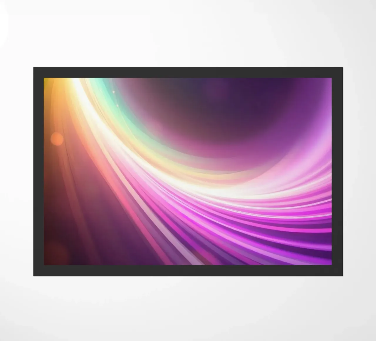 Design astratto e colorato al neon zerbino da DesignDoodle
