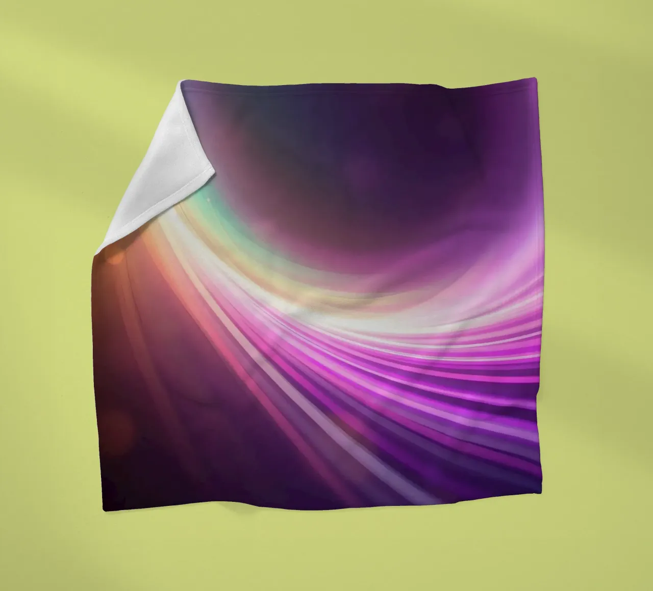 Design astratto e colorato al neon coperta in pile da DesignDoodle