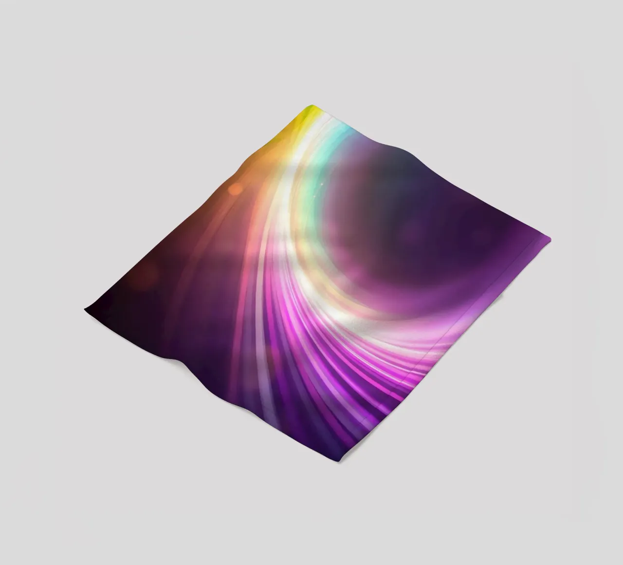 Design astratto e colorato al neon coperta in pile da DesignDoodle