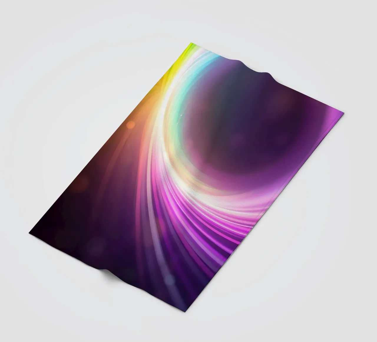 Design astratto e colorato al neon coperta in pile da DesignDoodle