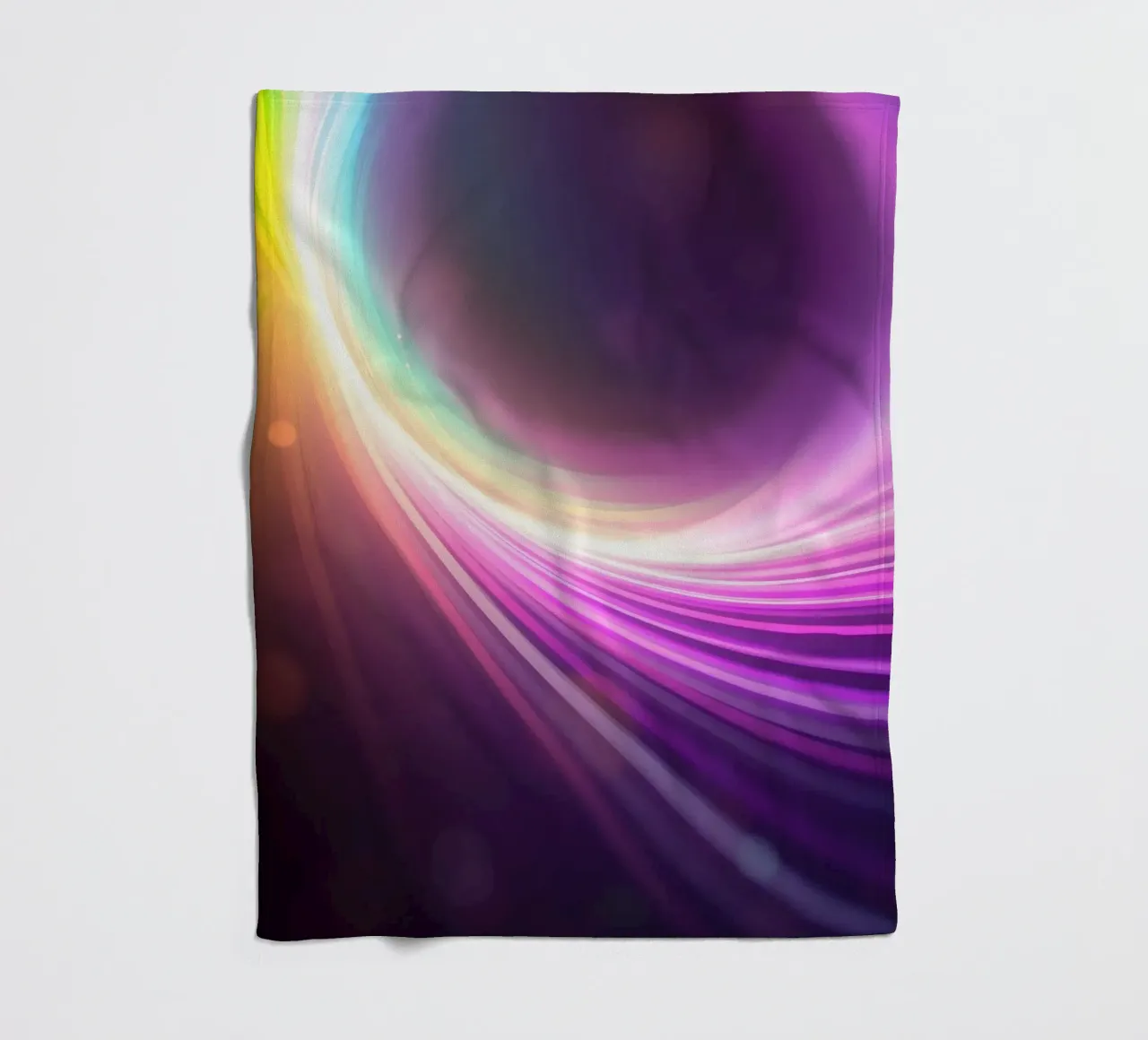 Design astratto e colorato al neon coperta in pile da DesignDoodle
