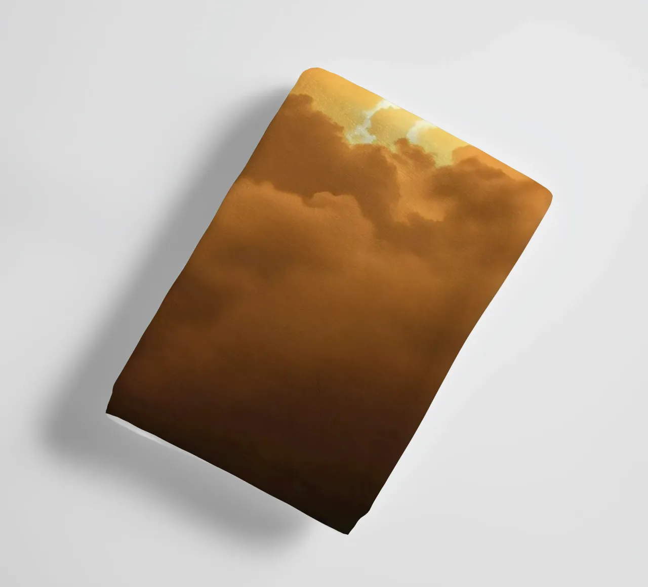 Majestic golden clouds illuminated by sunlight towel by DesignDoodle