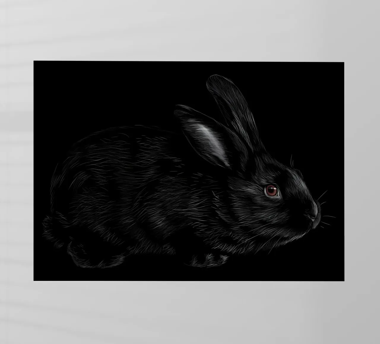 Coniglio pellicola backlit da Delaplane