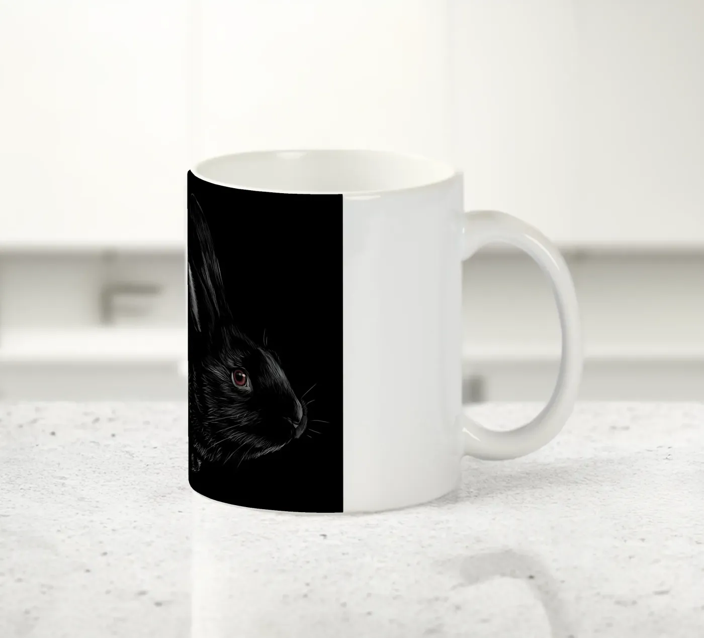 Rabbit ceramic mug by Delaplane