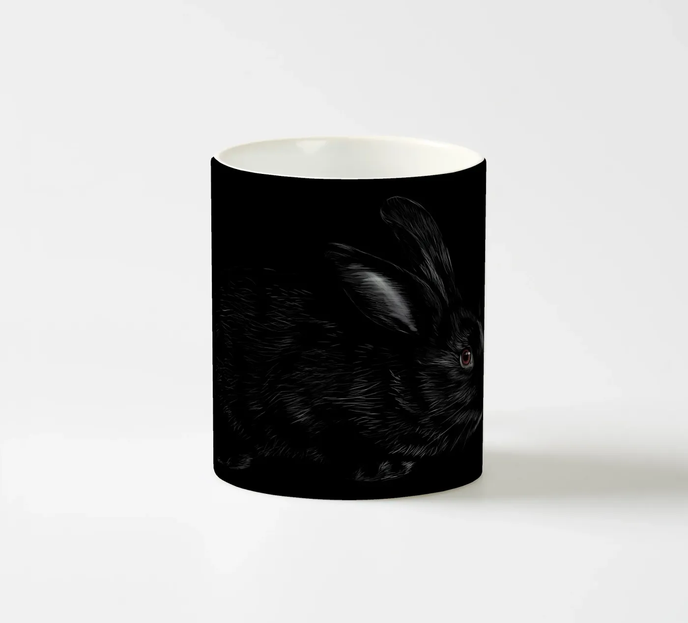 Rabbit ceramic mug by Delaplane