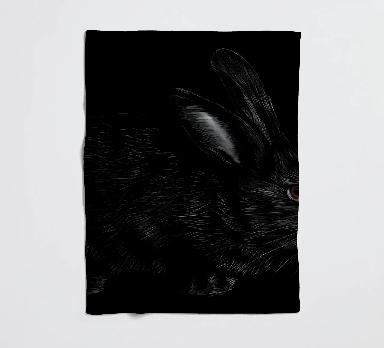 Rabbit Fleecedecke von Delaplane