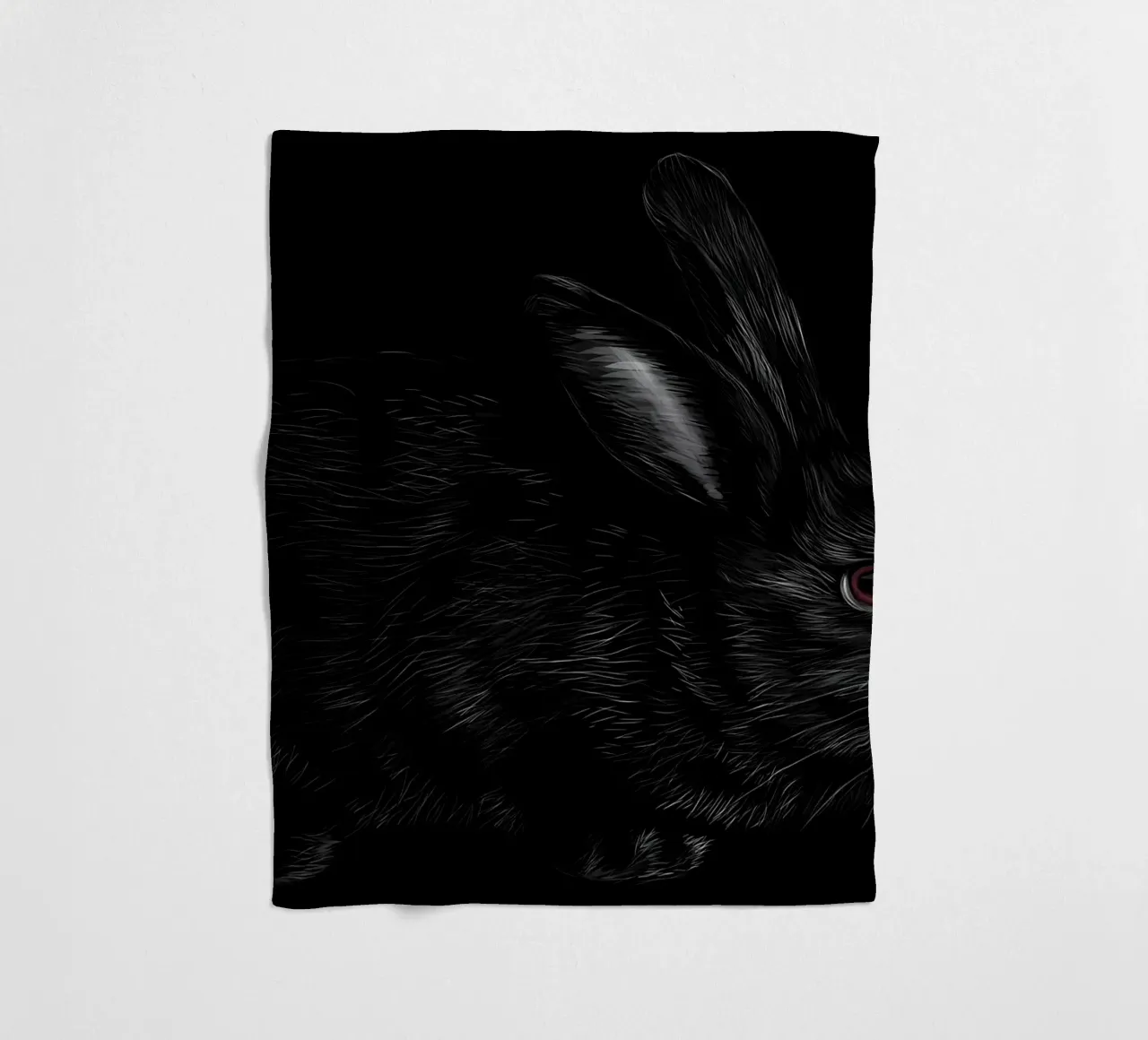 Rabbit Fleecedecke von Delaplane