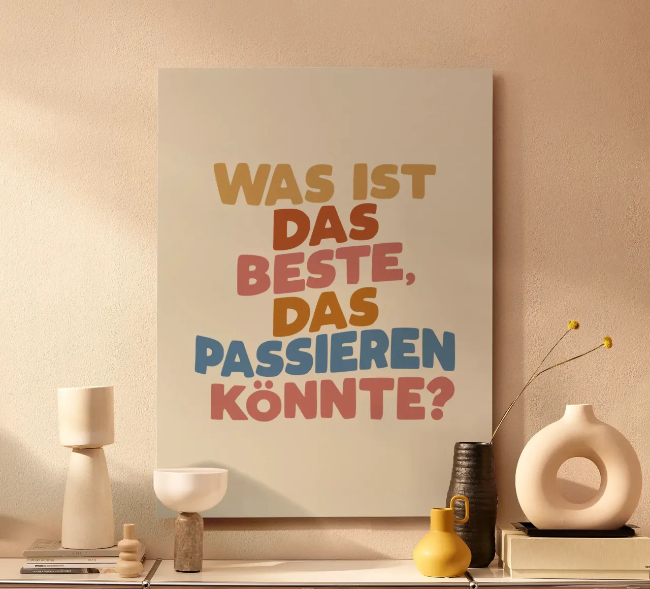 Was Ist Das Beste, Das Passieren Konnte Deutsche Typografie Forex-Platte von THE MOTIVATED TYPE